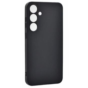 Szilikon telefonvédő (ultravékony) FEKETE Samsung Galaxy S24 (SM-S921) kép