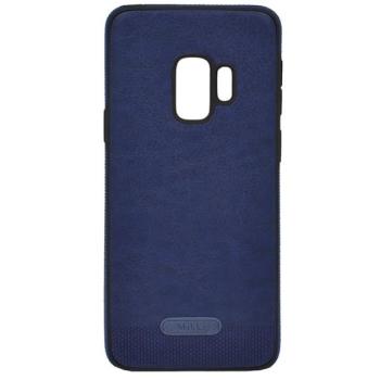 Szilikon telefonvédő (ultravékony, közepesen ütésálló, bőr hatású) KÉK Samsung Galaxy S9 (SM-G960) kép