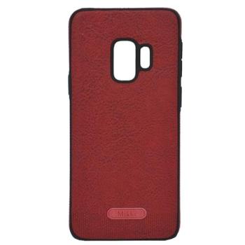 Szilikon telefonvédő (ultravékony, közepesen ütésálló, bőr hatású) PIROS Samsung Galaxy S9 (SM-G960) kép