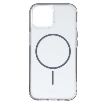 Szilikon telefonvédő (ultravékony, műanyag hátlap, MagSafe, légpárnás sarok) SÖTÉTSZÜRKE Apple iPhone 14 kép