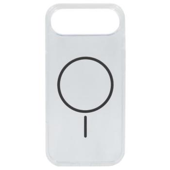 Szilikon telefonvédő (ultravékony, műanyag hátlap, MagSafe, légpárnás sarok) SÖTÉTSZÜRKE Apple iPhone 17 Air kép