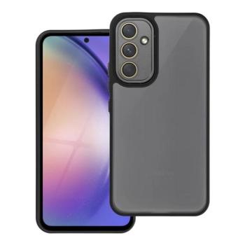 Szilikon telefonvédő (ütésállóság, akril hátlap, kameravédő) FEKETE Samsung Galaxy A54 5G (SM-A546) kép