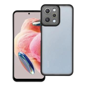 Szilikon telefonvédő (ütésállóság, akril hátlap, kameravédő) FEKETE Xiaomi Redmi 12 kép