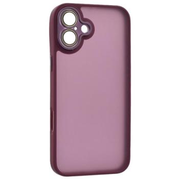 Szilikon telefonvédő (ütésállóság, akril hátlap, kameravédő) LILA Apple iPhone 16 Plus kép