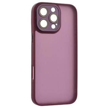 Szilikon telefonvédő (ütésállóság, akril hátlap, kameravédő) LILA Apple iPhone 16 Pro Max kép
