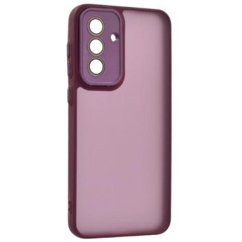 Szilikon telefonvédő (ütésállóság, akril hátlap, kameravédő) LILA Samsung Galaxy A56 5G (SM-A566) kép