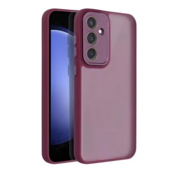 Szilikon telefonvédő (ütésállóság, akril hátlap, kameravédő) LILA Samsung Galaxy S24 FE (SM-S721) kép