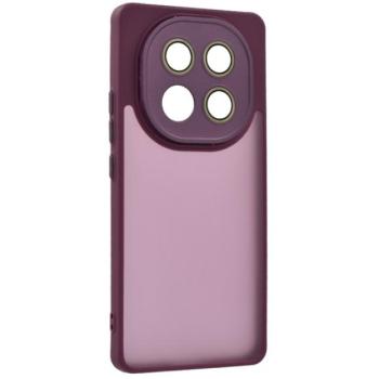 Szilikon telefonvédő (ütésállóság, akril hátlap, kameravédő) LILA Xiaomi Redmi Note 14 Pro 5G kép