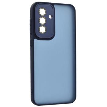 Szilikon telefonvédő (ütésállóság, akril hátlap, kameravédő) SÖTÉTKÉK Samsung Galaxy A36 5G (SM-A366) kép