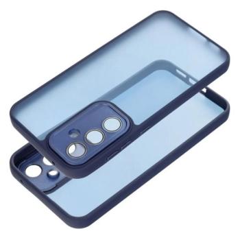 Szilikon telefonvédő (ütésállóság, akril hátlap, kameravédő) SÖTÉTKÉK Samsung Galaxy A55 5G (SM-A556) kép