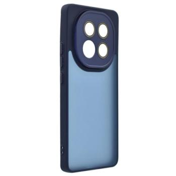 Szilikon telefonvédő (ütésállóság, akril hátlap, kameravédő) SÖTÉTKÉK Xiaomi Redmi Note 14 Pro 5G kép