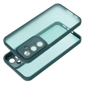 Szilikon telefonvédő (ütésállóság, akril hátlap, kameravédő) SÖTÉTZÖLD Samsung Galaxy A35 5G (SM-A356) kép