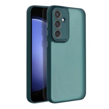 Szilikon telefonvédő (ütésállóság, akril hátlap, kameravédő) SÖTÉTZÖLD Samsung Galaxy S25 (SM-S931) kép