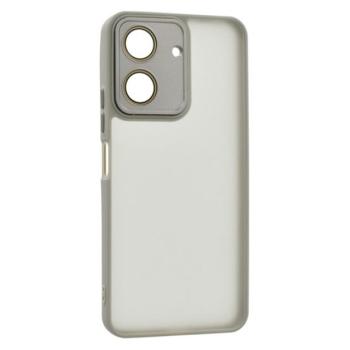 Szilikon telefonvédő (ütésállóság, akril hátlap, kameravédő) VILÁGOSSZÜRKE Xiaomi Redmi 13C kép