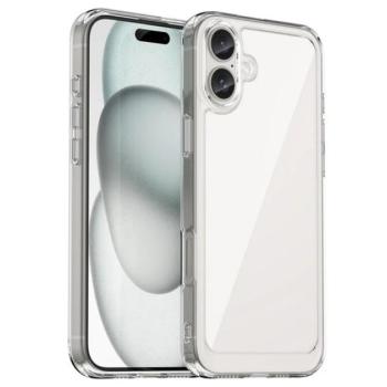 Szilikon telefonvédő (ütésállóság, átlátszó hátlap) ÁTLÁTSZÓ Apple iPhone 16 Plus kép