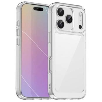 Szilikon telefonvédő (ütésállóság, átlátszó hátlap) ÁTLÁTSZÓ Apple iPhone 17 Pro kép