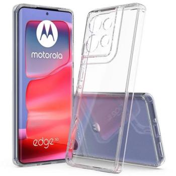 Szilikon telefonvédő (ütésállóság, átlátszó hátlap) ÁTLÁTSZÓ Motorola Edge 50 5G kép