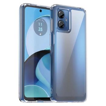 Szilikon telefonvédő (ütésállóság, átlátszó hátlap) ÁTLÁTSZÓ Motorola Moto G14 kép