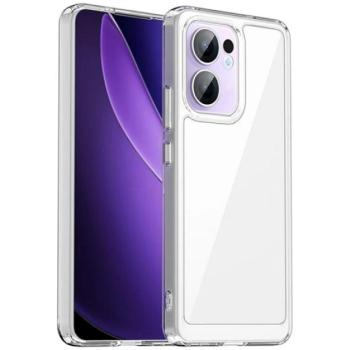 Szilikon telefonvédő (ütésállóság, átlátszó hátlap) ÁTLÁTSZÓ Oppo Reno 13 F 5G kép