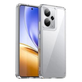 Szilikon telefonvédő (ütésállóság, átlátszó hátlap) ÁTLÁTSZÓ Realme 14, 14T kép