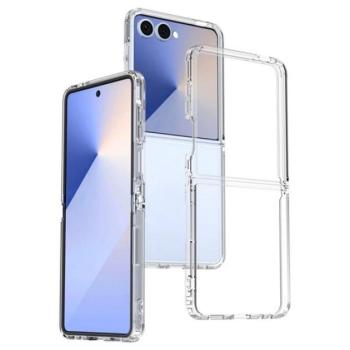 Szilikon telefonvédő (ütésállóság, átlátszó hátlap) ÁTLÁTSZÓ Samsung Galaxy Z Flip7 (SM-F766) kép