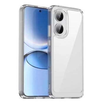 Szilikon telefonvédő (ütésállóság, átlátszó hátlap) ÁTLÁTSZÓ Xiaomi Poco F7 kép