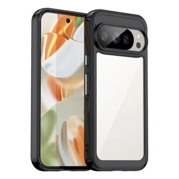 Szilikon telefonvédő (ütésállóság, átlátszó hátlap) FEKETE Google Pixel 10, Pixel 10 Pro kép