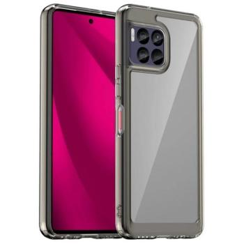 Szilikon telefonvédő (ütésállóság, átlátszó hátlap) VILÁGOSSZÜRKE T Phone 2 Pro 5G kép