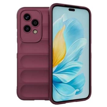 Szilikon telefonvédő (ütésállóság, kameravédő, 3D) BORDÓ Honor 200 Lite kép