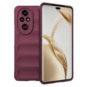 Szilikon telefonvédő (ütésállóság, kameravédő, 3D) BORDÓ Honor 200 Pro kép