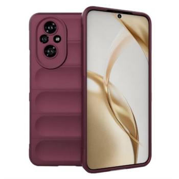 Szilikon telefonvédő (ütésállóság, kameravédő, 3D) BORDÓ Honor 200 kép