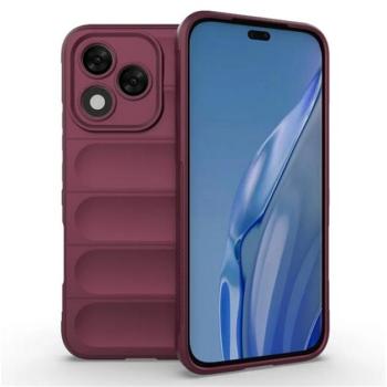 Szilikon telefonvédő (ütésállóság, kameravédő, 3D) BORDÓ Honor 400 Lite kép