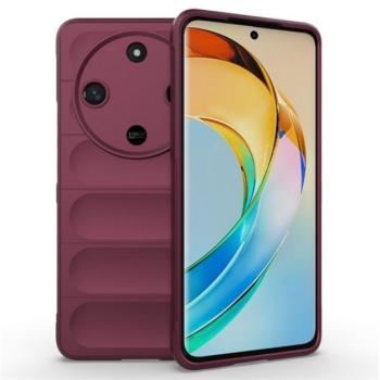 Szilikon telefonvédő (ütésállóság, kameravédő, 3D) BORDÓ Honor Magic6 Lite 5G kép