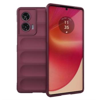 Szilikon telefonvédő (ütésállóság, kameravédő, 3D) BORDÓ Motorola Edge 50 Fusion 5G kép