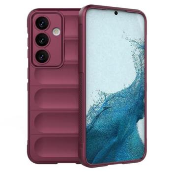 Szilikon telefonvédő (ütésállóság, kameravédő, 3D) BORDÓ Samsung Galaxy S24 Plus (SM-S926) kép