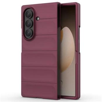 Szilikon telefonvédő (ütésállóság, kameravédő, 3D) BORDÓ Samsung Galaxy Z Fold7 (SM-F966) kép