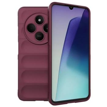 Szilikon telefonvédő (ütésállóság, kameravédő, 3D) BORDÓ Xiaomi Redmi 14C 4G kép