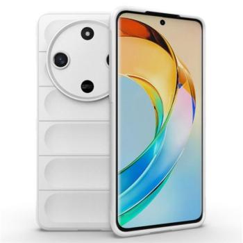Szilikon telefonvédő (ütésállóság, kameravédő, 3D) FEHÉR Honor Magic6 Lite 5G kép