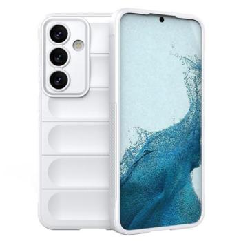 Szilikon telefonvédő (ütésállóság, kameravédő, 3D) FEHÉR Samsung Galaxy S24 Plus (SM-S926) kép