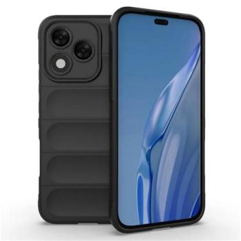 Szilikon telefonvédő (ütésállóság, kameravédő, 3D) FEKETE Honor 400 Lite kép