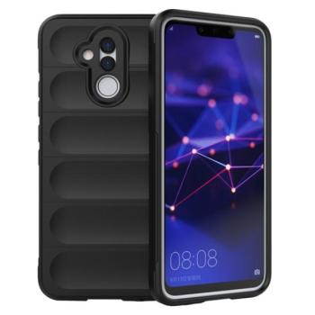 Szilikon telefonvédő (ütésállóság, kameravédő, 3D) FEKETE Huawei Mate 20 Lite kép