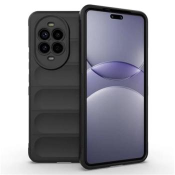 Szilikon telefonvédő (ütésállóság, kameravédő, 3D) FEKETE Huawei Nova 13 Pro kép