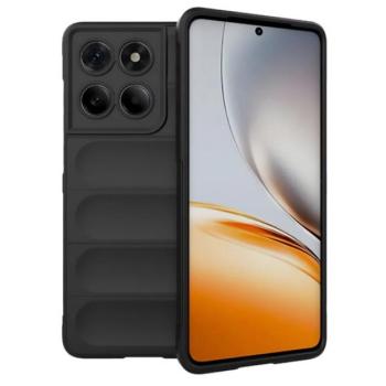 Szilikon telefonvédő (ütésállóság, kameravédő, 3D) FEKETE Motorola Edge 60 Fusion 5G (XT2503-4) kép