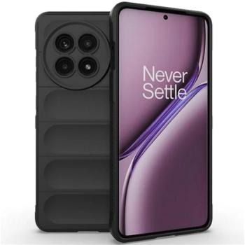 Szilikon telefonvédő (ütésállóság, kameravédő, 3D) FEKETE OnePlus 13R 5G kép