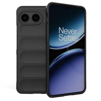 Szilikon telefonvédő (ütésállóság, kameravédő, 3D) FEKETE OnePlus Nord 4 kép