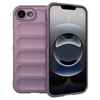 Szilikon telefonvédő (ütésállóság, kameravédő, 3D) LILA Apple iPhone 16e kép
