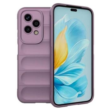 Szilikon telefonvédő (ütésállóság, kameravédő, 3D) LILA Honor 200 Lite kép
