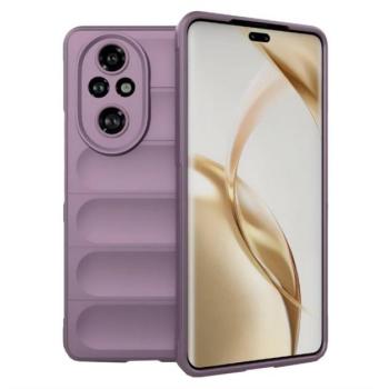 Szilikon telefonvédő (ütésállóság, kameravédő, 3D) LILA Honor 200 Pro kép