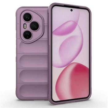 Szilikon telefonvédő (ütésállóság, kameravédő, 3D) LILA Honor 400 Pro kép