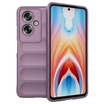 Szilikon telefonvédő (ütésállóság, kameravédő, 3D) LILA Oppo A79 5G kép